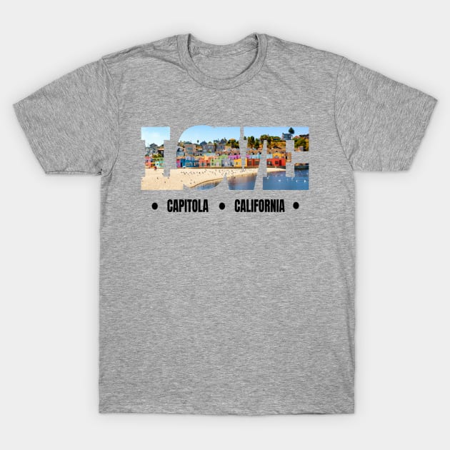 Capitola California Love Design T-Shirt by Hopscotch Shop Gifts